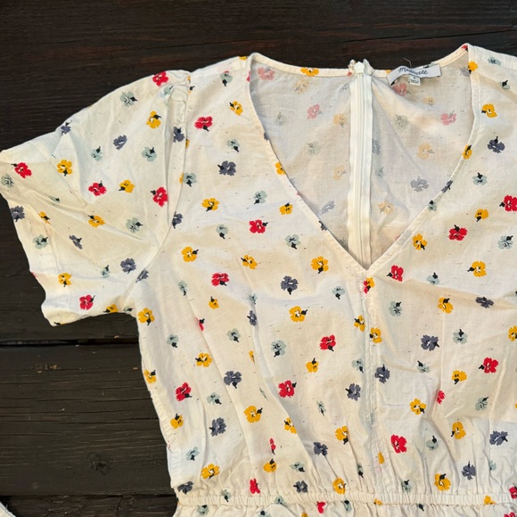 Madewell Puff Sleeve Tapered Jumpsuit - Picture 5 of 7